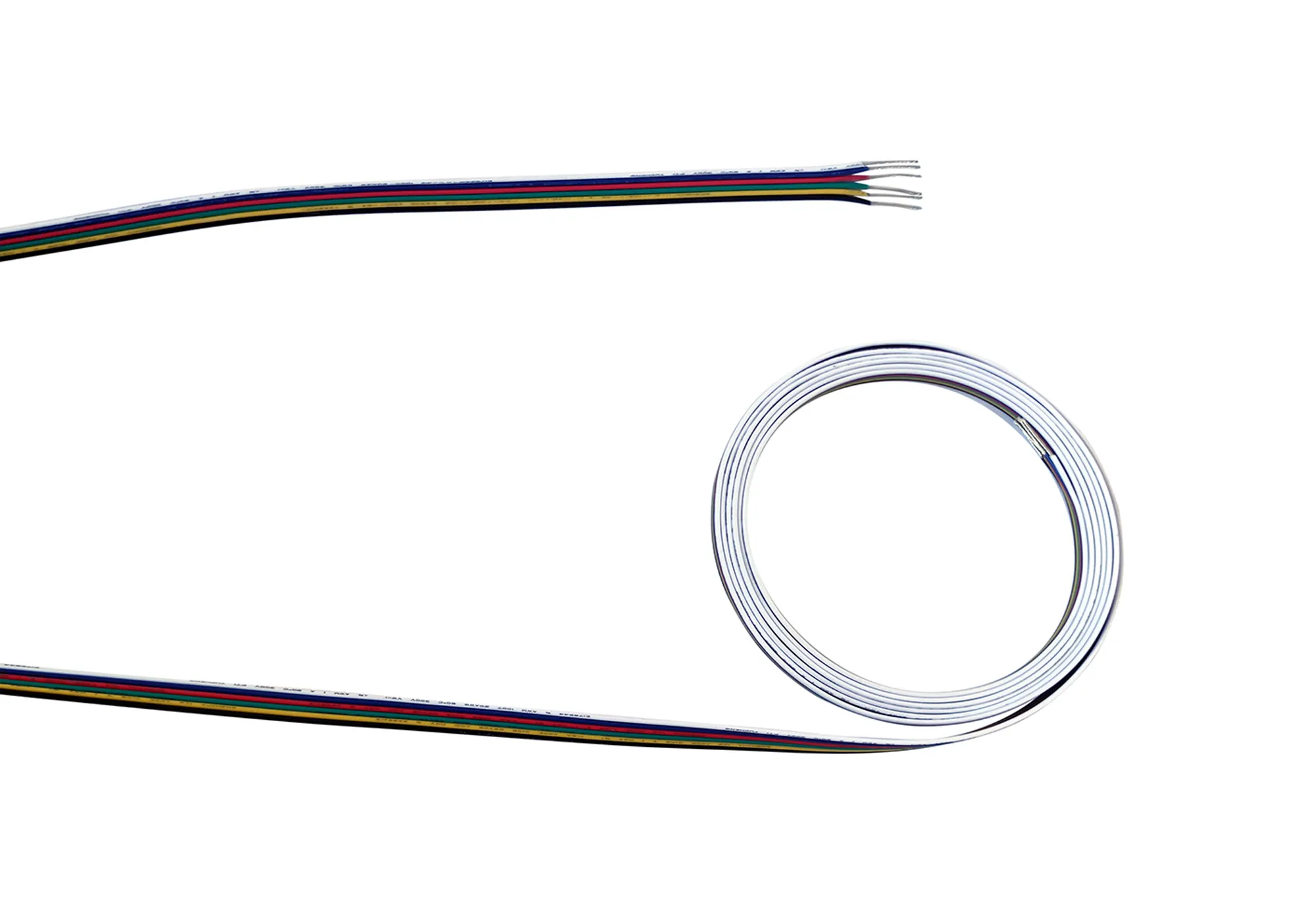 D1039  Cavo 1m 6 Core 0.5mm (20 AWG) Cable For RGB CCT LED Strip